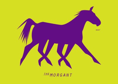 Morgan horse ant mashup illustration by Emily Longbrake