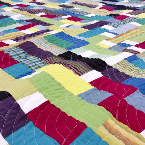 day 345: hot mess quilt