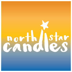 north star candles logo design