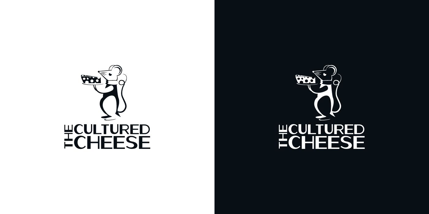 The Cultured Cheese logo design
