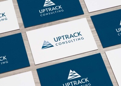 UpTrack Consulting logo design